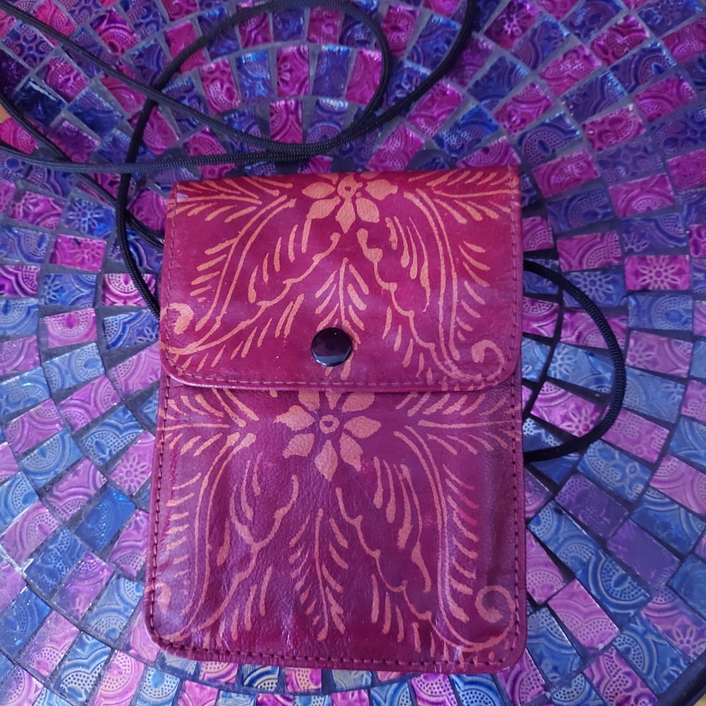 Floral Patterned Crossbody Bag